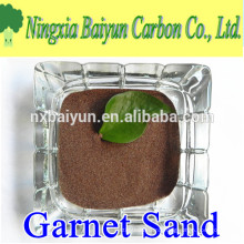 Natural red garnet sand blasting 30/60 mesh
